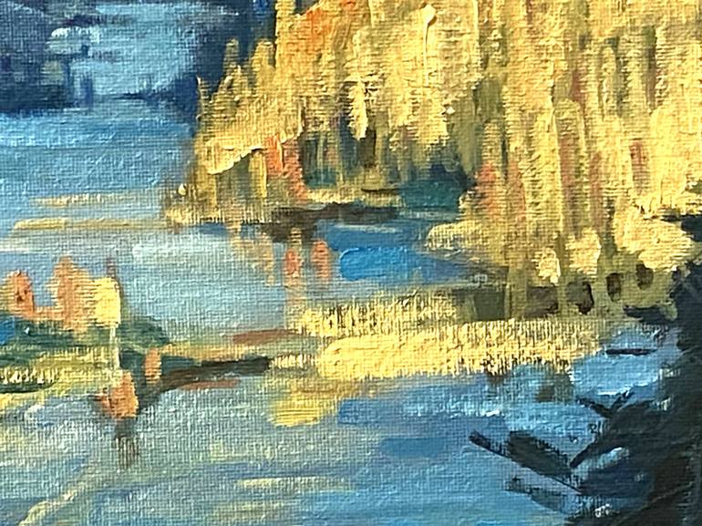 Original Impressionism Landscape Painting by Paul Cheng