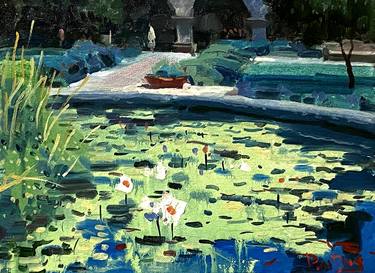 Original Impressionism Architecture Paintings by Paul Cheng