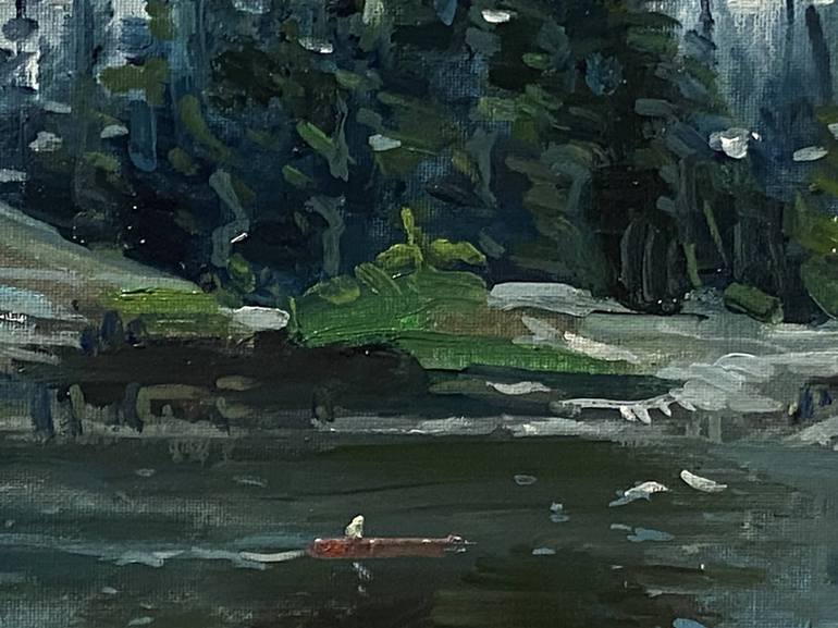 Original Impressionism Landscape Painting by Paul Cheng