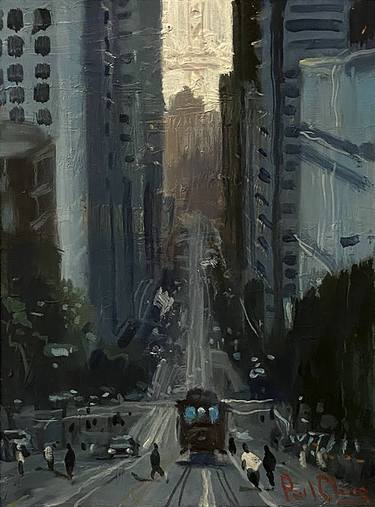 Original Impressionism Cities Paintings by Paul Cheng