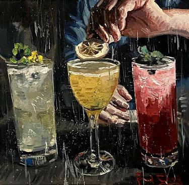 Print of Food & Drink Paintings by Paul Cheng
