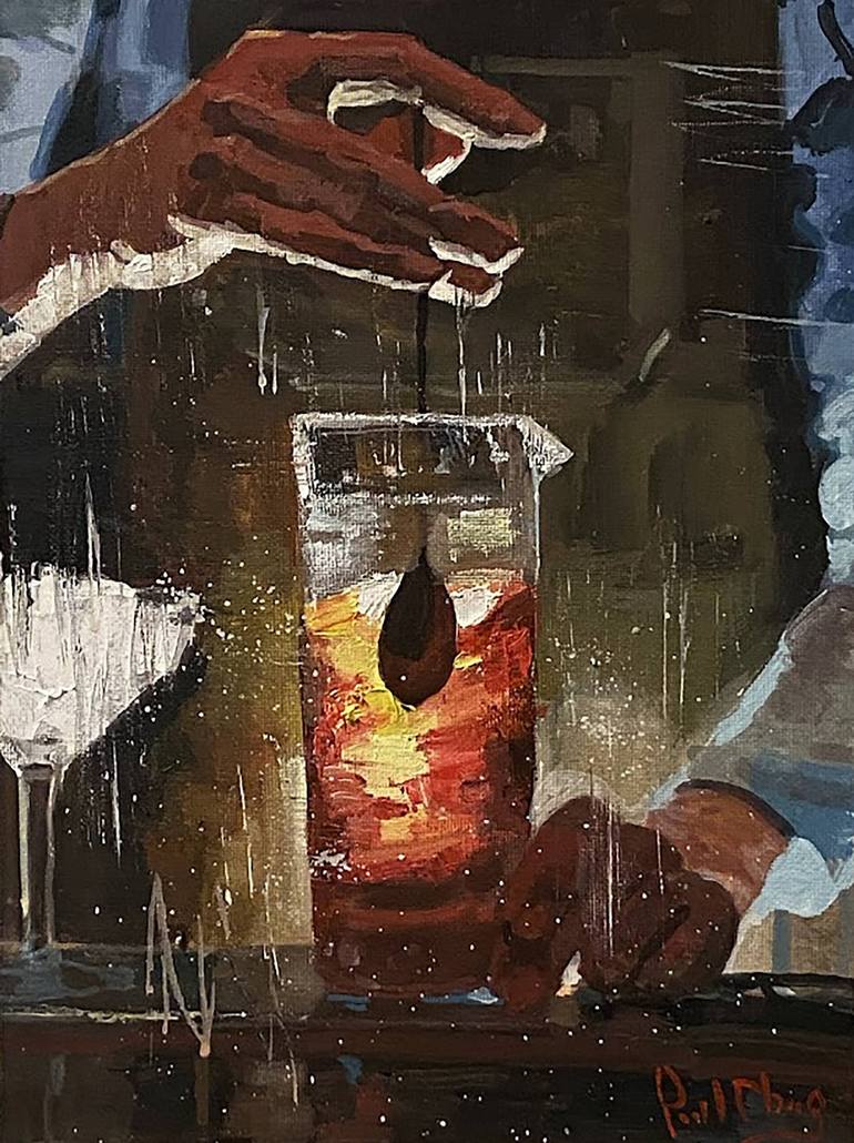 Print of Impressionism Food & Drink Painting by Paul Cheng