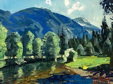 Original Impressionism Landscape Paintings by Paul Cheng