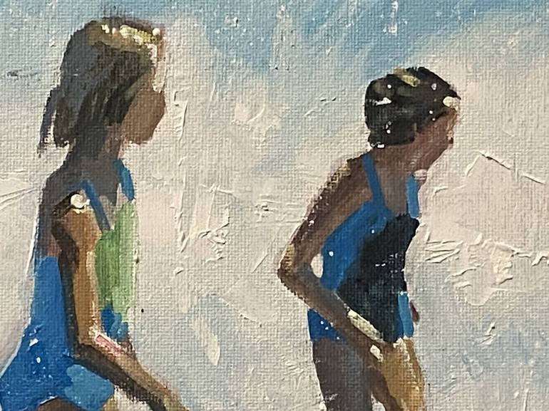 Original Impressionism Kids Painting by Paul Cheng