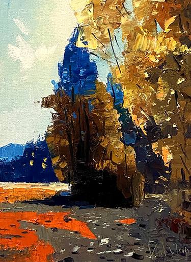 Original Impressionism Landscape Paintings by Paul Cheng