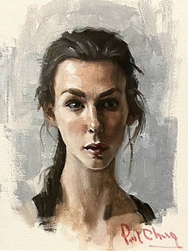 Original Impressionism People Paintings by Paul Cheng