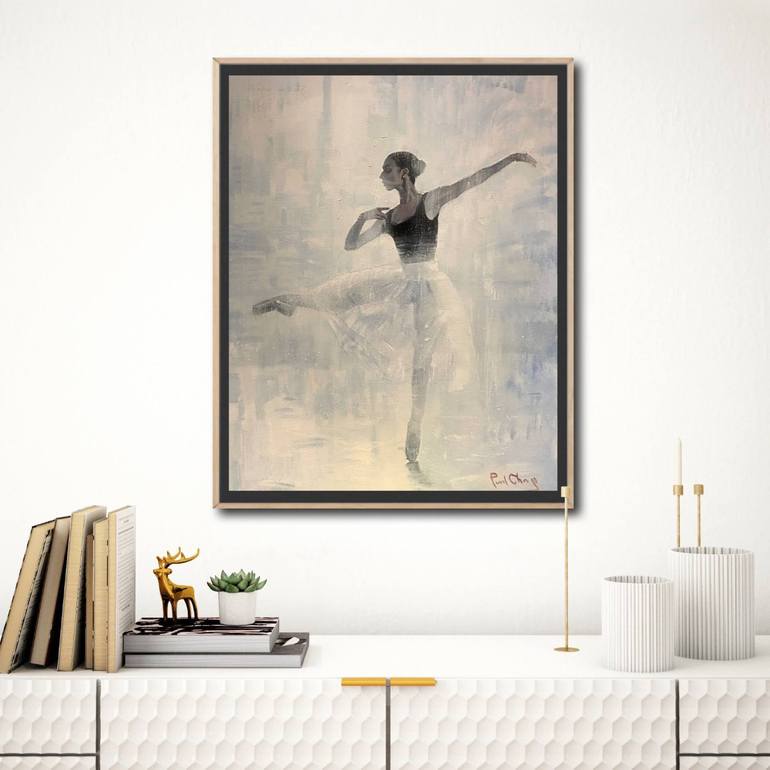 Original Impressionism Women Painting by Paul Cheng