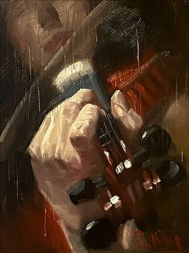 Original Impressionism Music Paintings by Paul Cheng