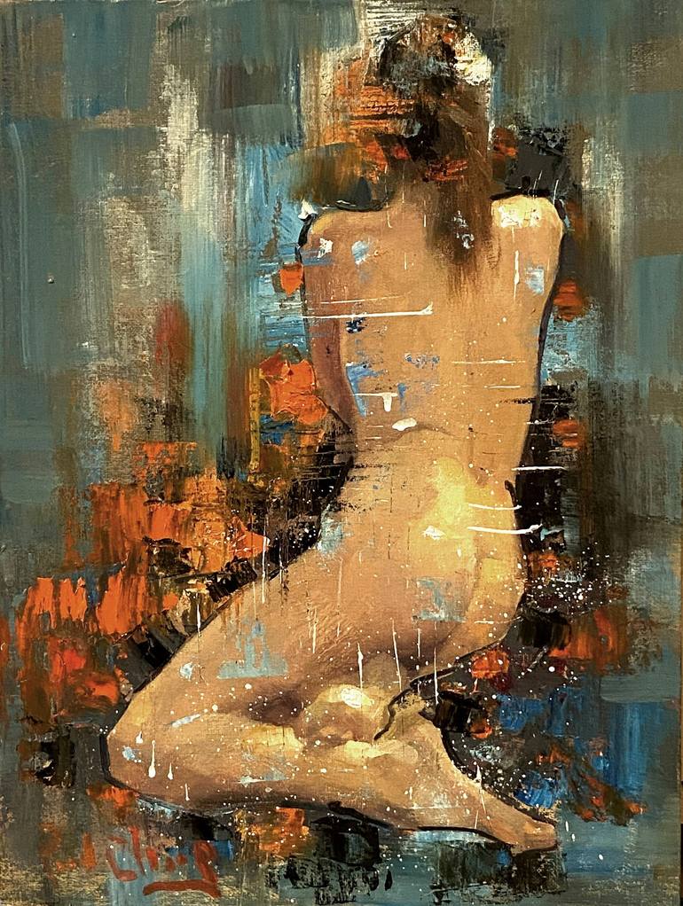 Nude No.100 Painting by Paul Cheng | Saatchi Art