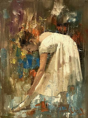 Original Impressionism Women Paintings by Paul Cheng