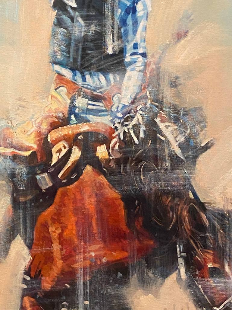 Original Impressionism People Painting by Paul Cheng