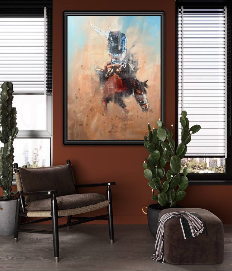 Original Impressionism People Painting by Paul Cheng