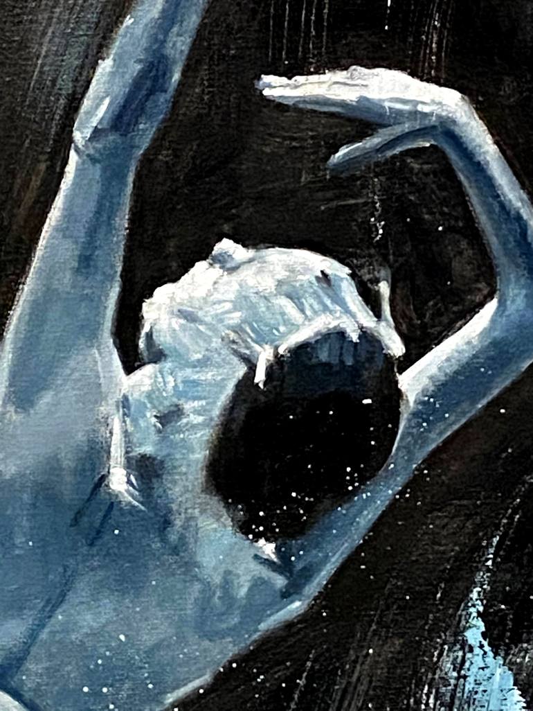 Original Impressionism Music Painting by Paul Cheng