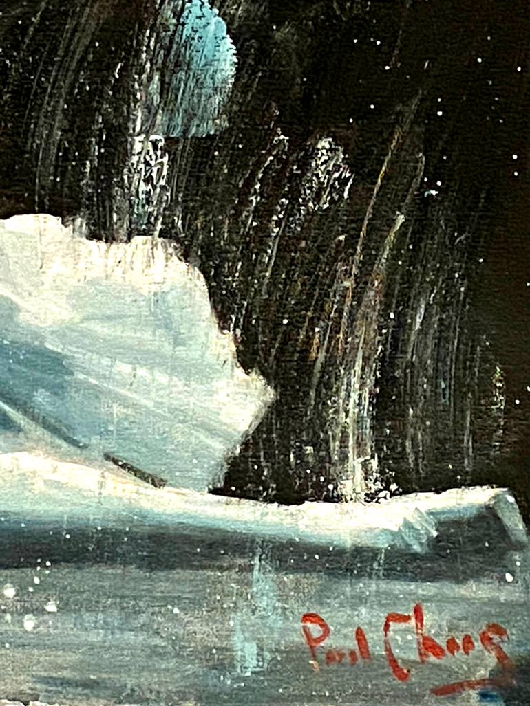 Original Impressionism Music Painting by Paul Cheng