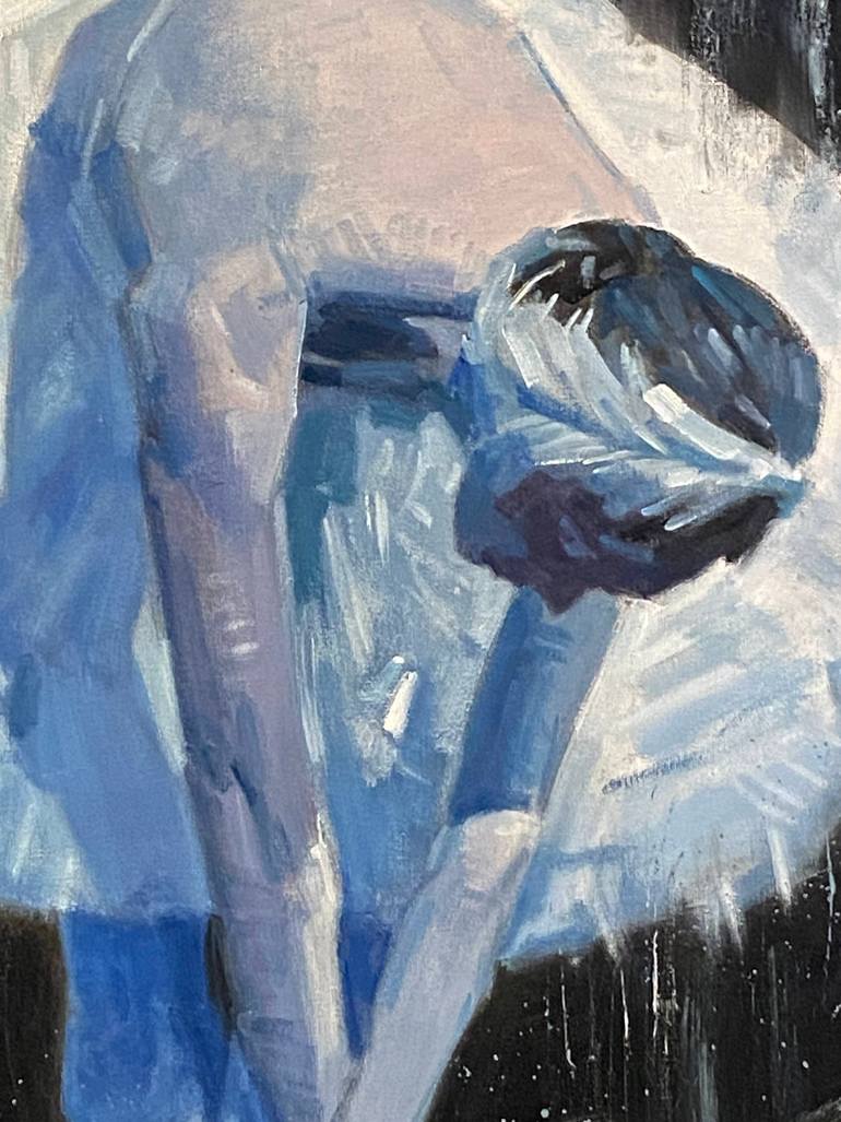 Original Impressionism Music Painting by Paul Cheng