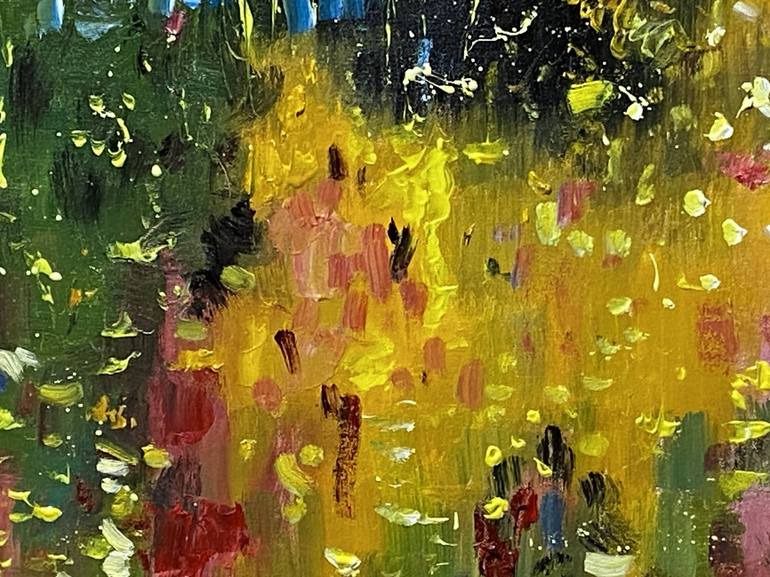 Original Impressionism Abstract Painting by Paul Cheng