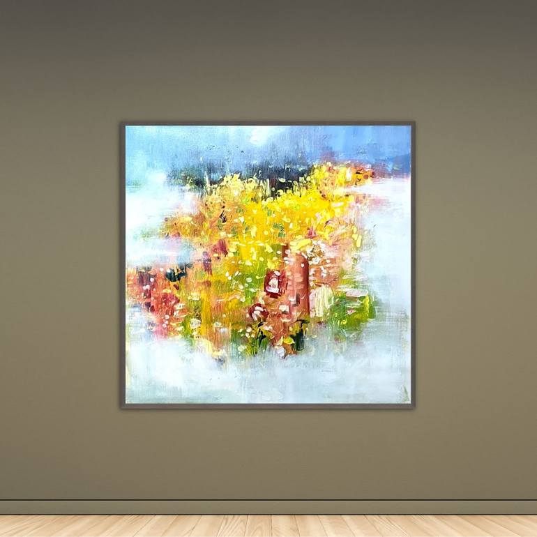 Original Impressionism Abstract Painting by Paul Cheng