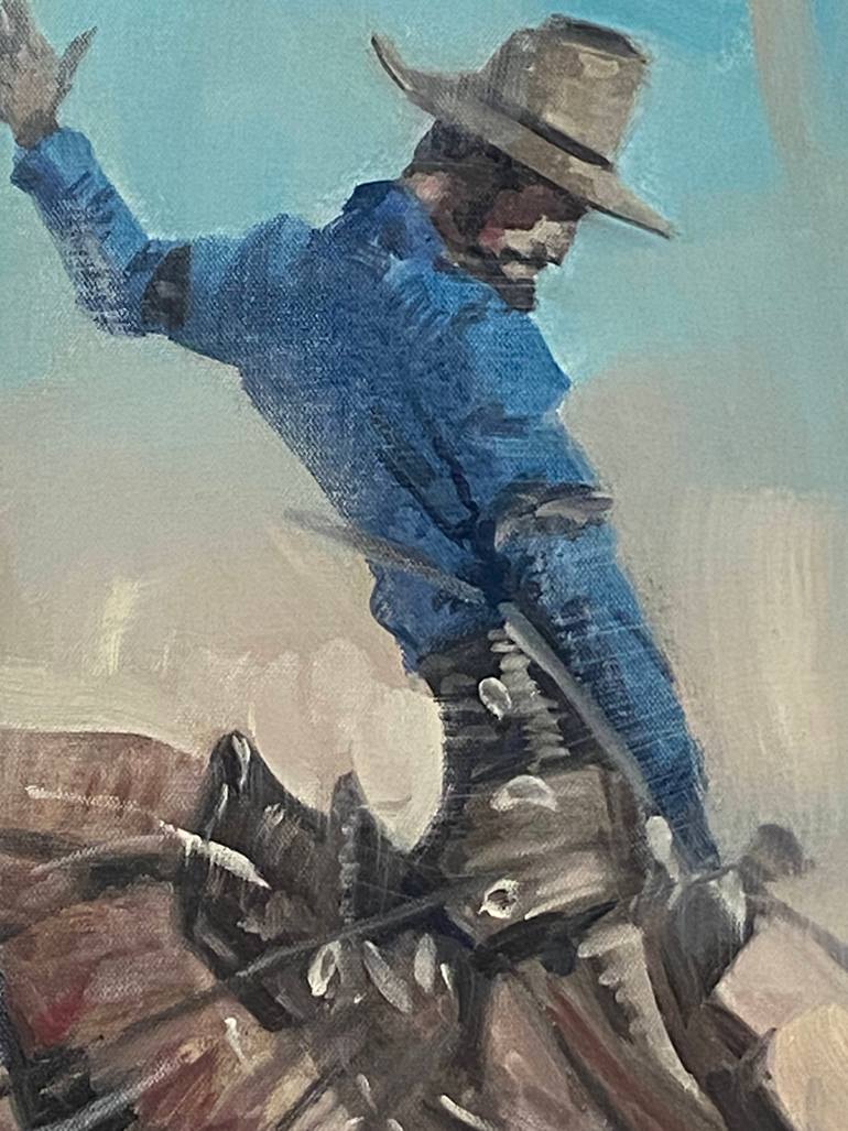 Original Impressionism People Painting by Paul Cheng