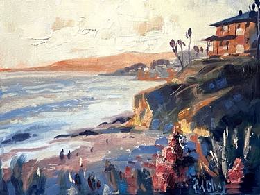 Original Impressionism Seascape Paintings by Paul Cheng