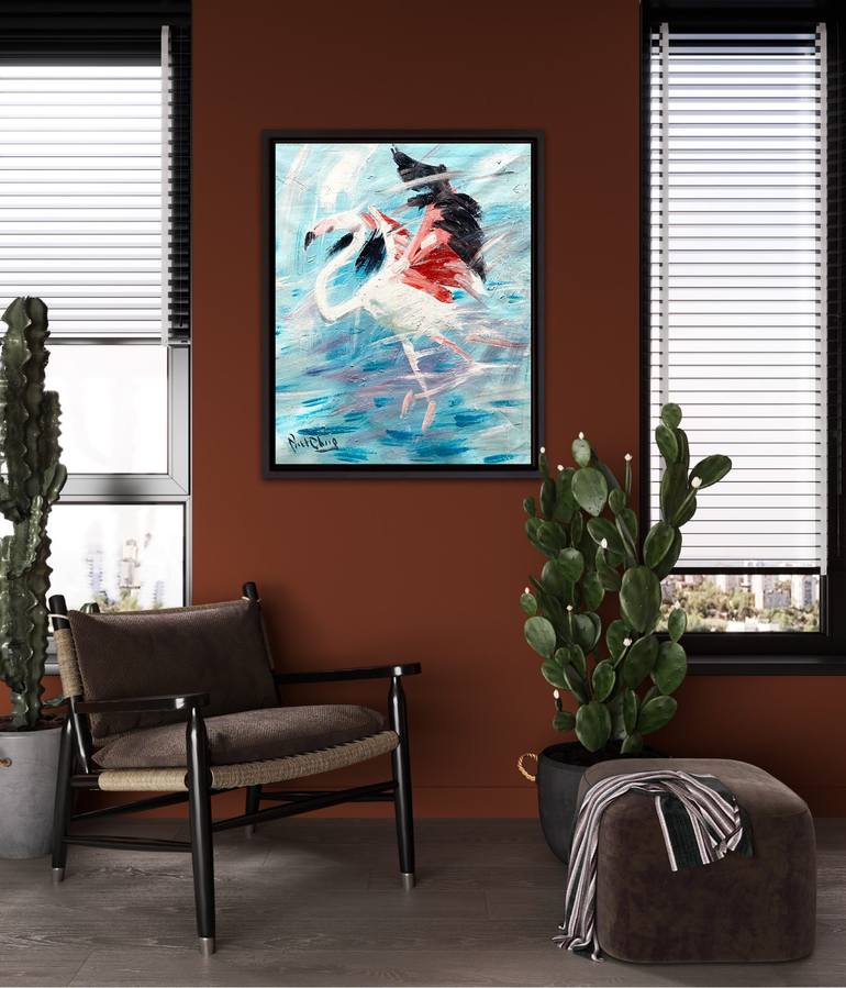 Original Impressionism Cities Painting by Paul Cheng