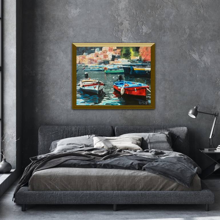 Original Other Cities Painting by Paul Cheng