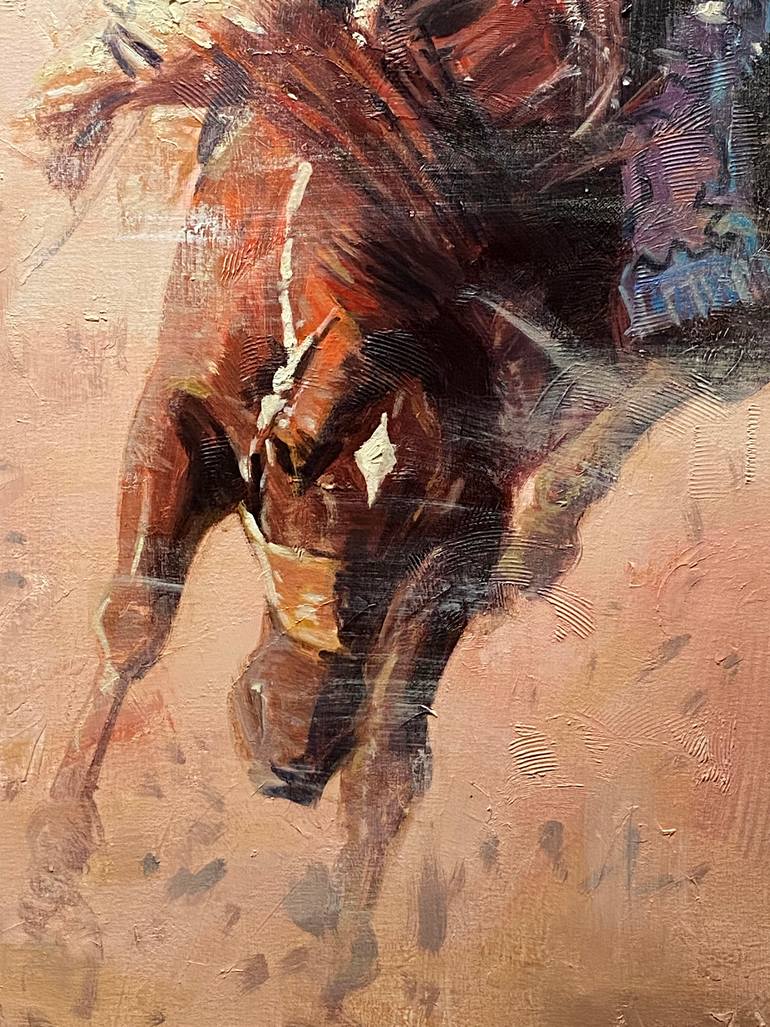 Original Impressionism People Painting by Paul Cheng
