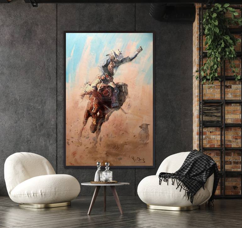 Original Impressionism People Painting by Paul Cheng