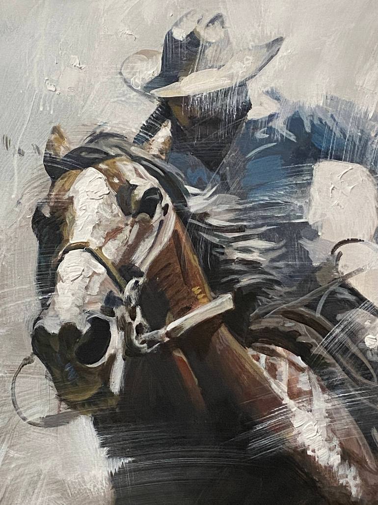 Original Impressionism People Painting by Paul Cheng