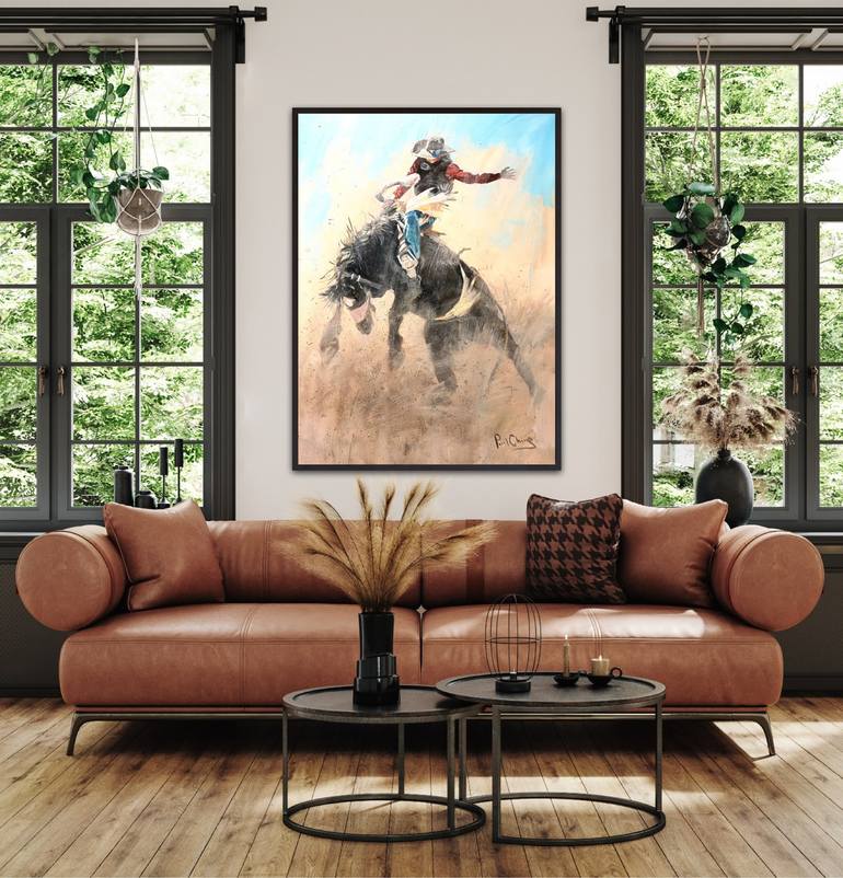Original Impressionism People Painting by Paul Cheng