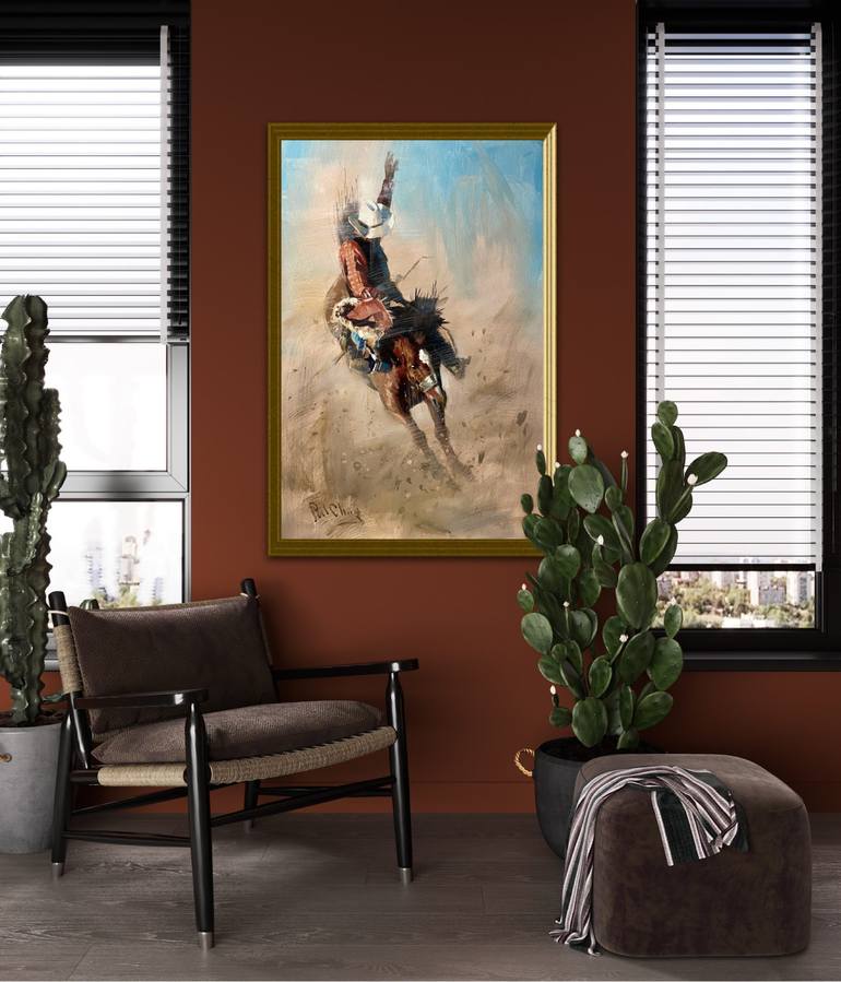 Original Impressionism People Painting by Paul Cheng