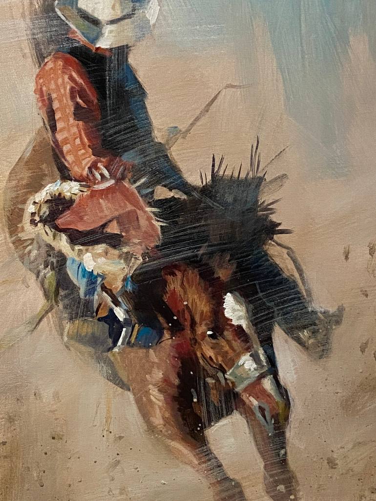 Original Impressionism People Painting by Paul Cheng