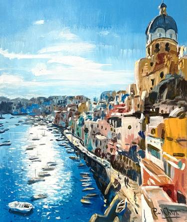 Original Impressionism Cities Paintings by Paul Cheng