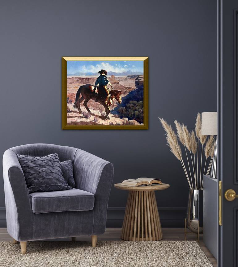 Original Impressionism People Painting by Paul Cheng