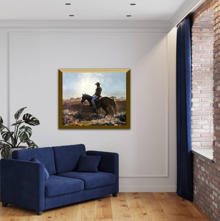 Original Impressionism People Painting by Paul Cheng