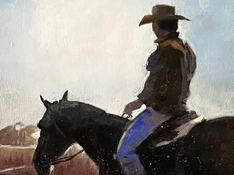 Original Impressionism People Painting by Paul Cheng