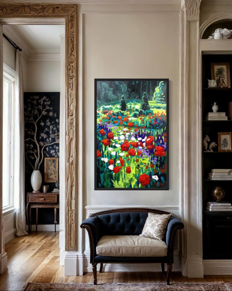 Original Impressionism Boat Painting by Paul Cheng