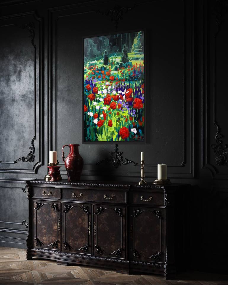 Original Impressionism Boat Painting by Paul Cheng