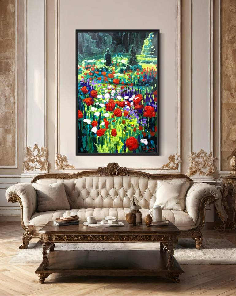 Original Impressionism Boat Painting by Paul Cheng