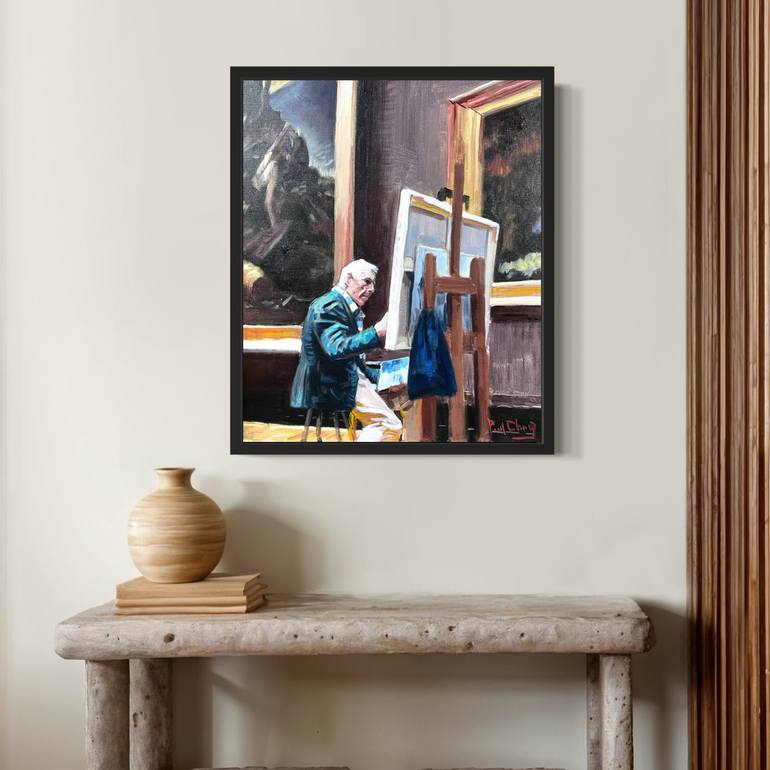 Original Impressionism People Painting by Paul Cheng
