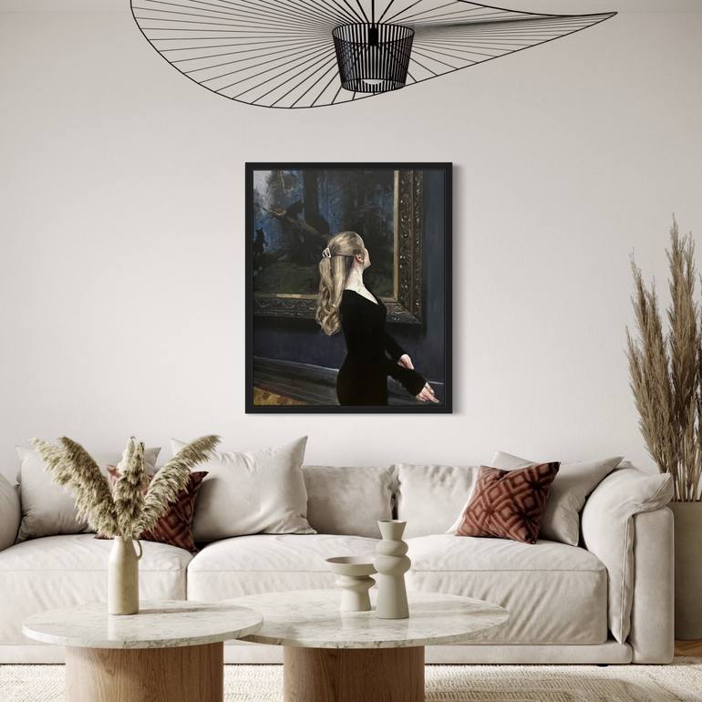 Original Impressionism People Painting by Paul Cheng