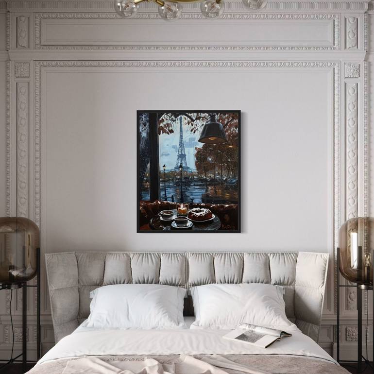 Original Impressionism Architecture Painting by Paul Cheng