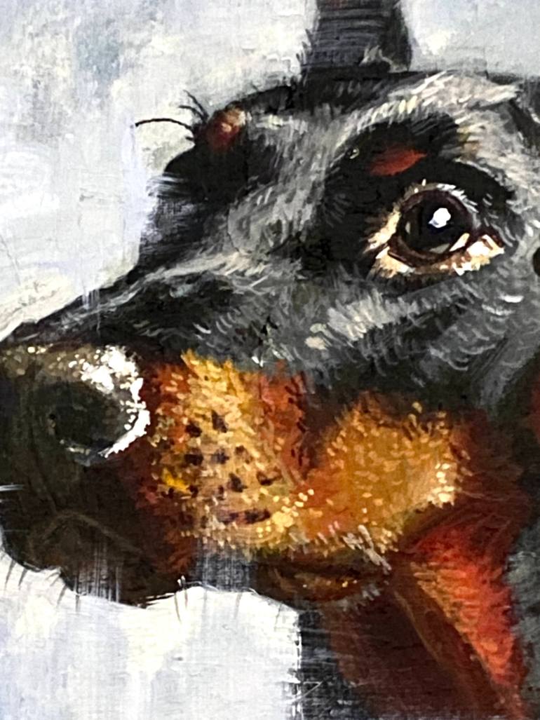 Original Impressionism Animal Painting by Paul Cheng