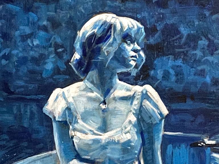 Original Impressionism Women Painting by Paul Cheng