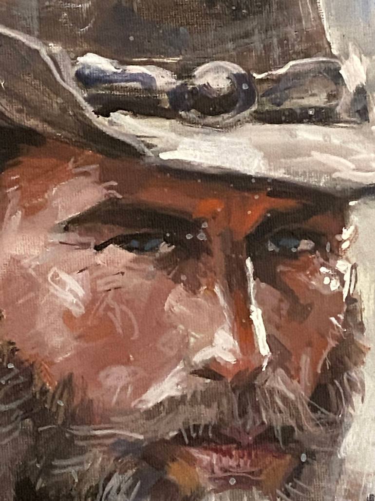 Original Impressionism People Painting by Paul Cheng