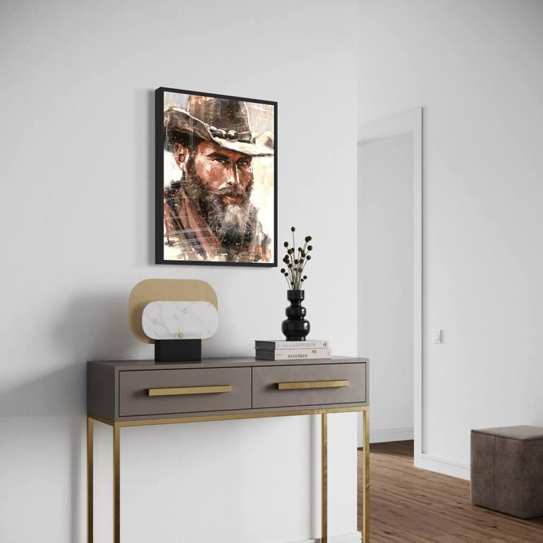 Original Impressionism People Painting by Paul Cheng