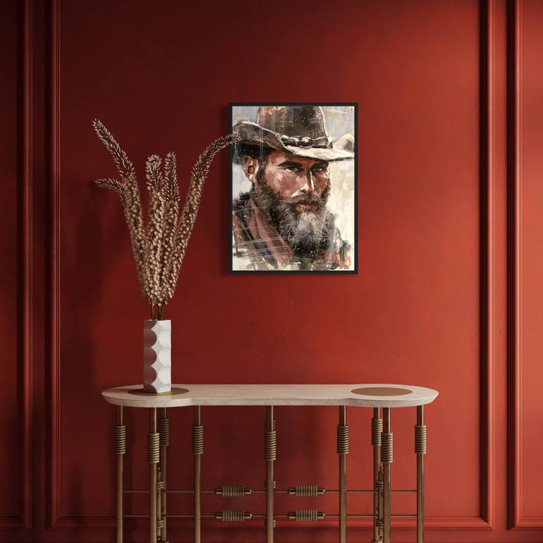 Original Impressionism People Painting by Paul Cheng