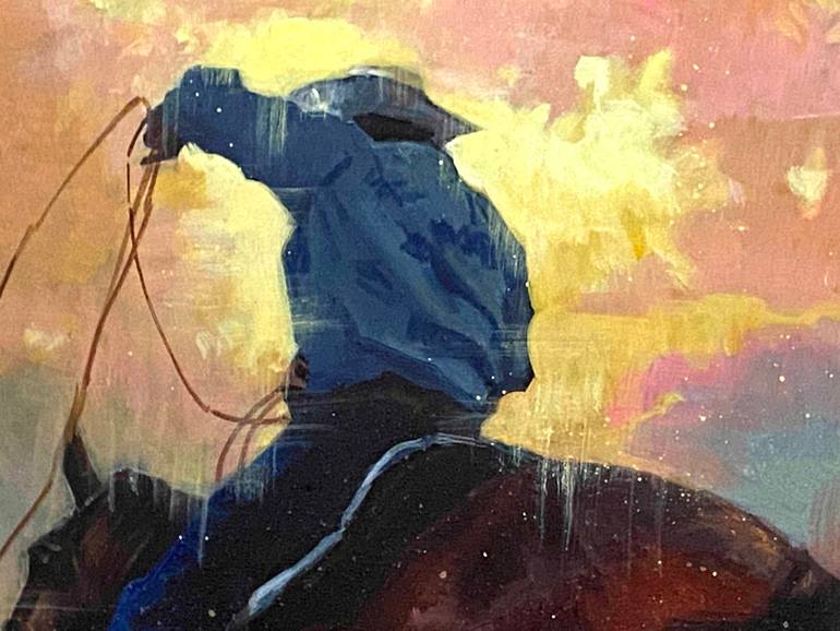 Original Impressionism People Painting by Paul Cheng