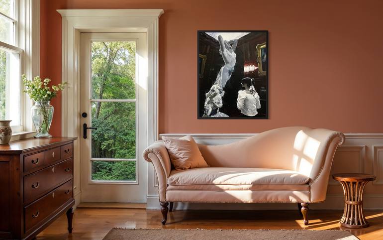 Original Impressionism People Painting by Paul Cheng