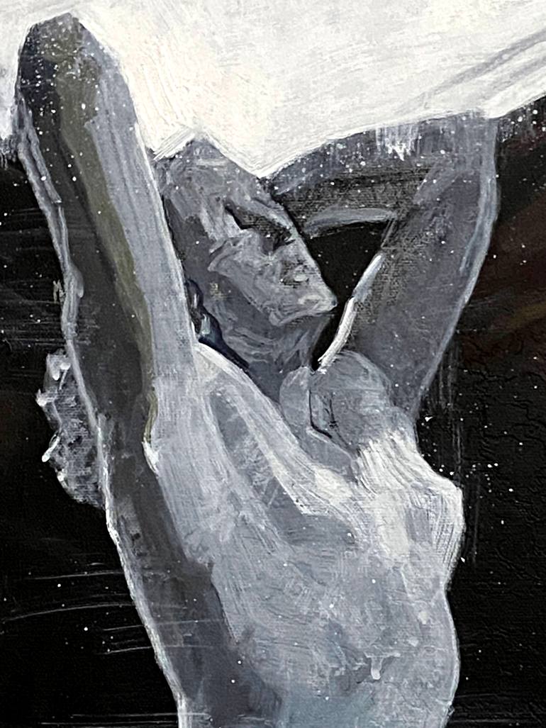 Original Impressionism People Painting by Paul Cheng