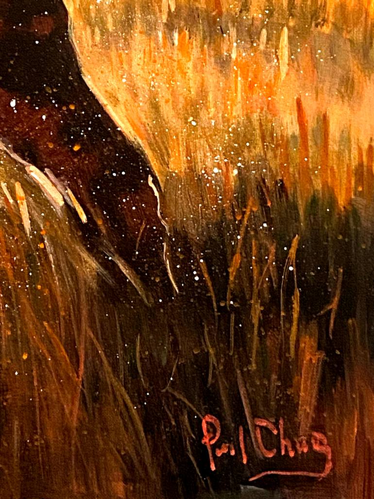 Original Impressionism People Painting by Paul Cheng